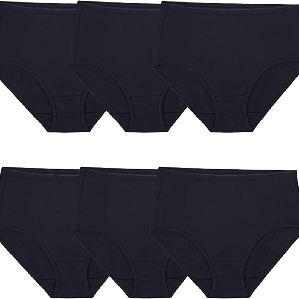 Fruit of the Loom Women's Eversoft Cotton Brief Underwear, Tag Free & Breathable